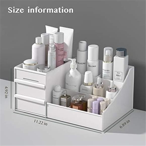 Makeup Organizer With Drawers — Countertop Organizer for Cosmetics,Vanity Holder - Picture 3 of 6